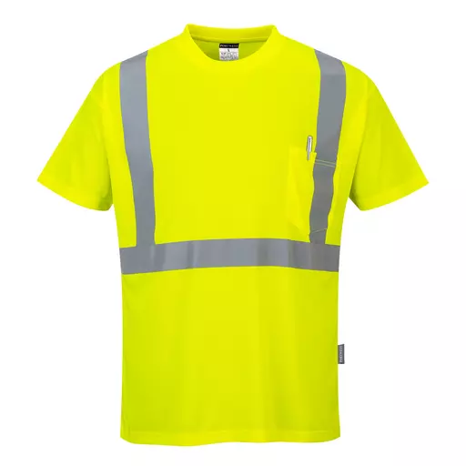 Hi-Vis Pocket T-Shirt S/S