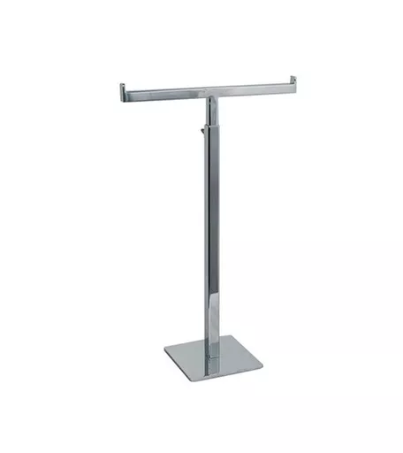 Counter Top Chrome Adjustable Double Sided Bag Stand