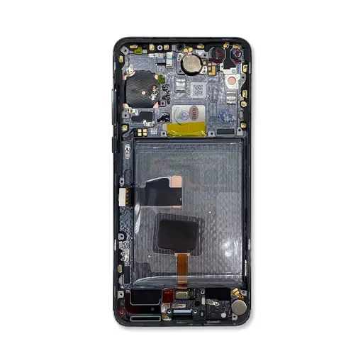 OLED Screen Assembly w/ Frame (RECLAIMED) (Black) - Huawei P40