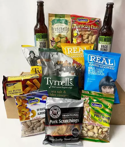 BrewDog Craft Beer and Snacks Hamper - Vaga Bond - Personalised Christmas Card