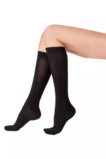 Pretty Polly Black Knee High Socks.jpg