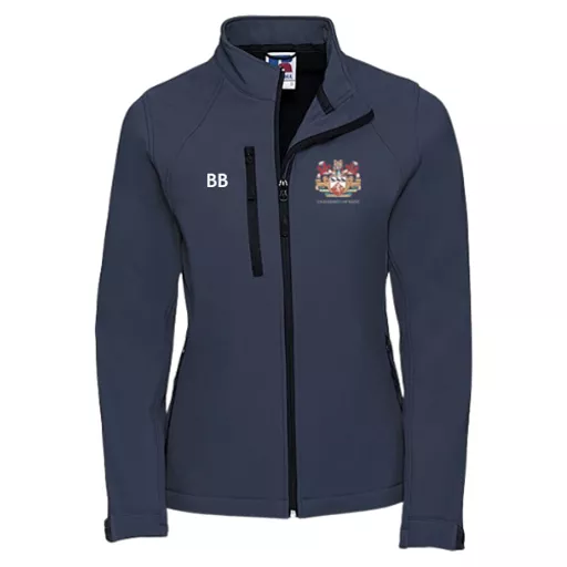 UKC Equestrian Ladies Softshell Jacket Front.png