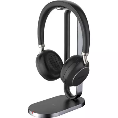 Yealink BH76 Headset Wireless Head-band Calls/Music USB Type-A Bluetooth Charging stand Black