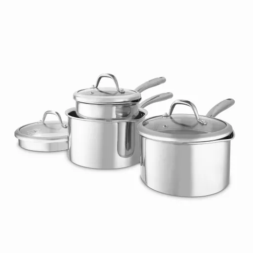 Good Food TriPly 3 Piece Saucepan Set