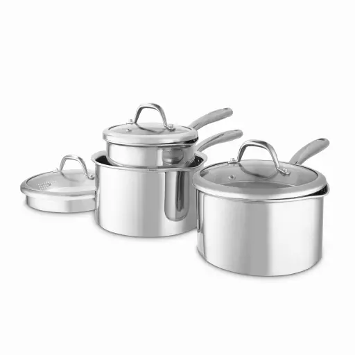 Good Food TriPly 3 Piece Saucepan Set