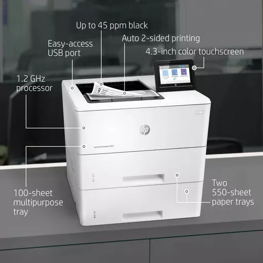 HP LaserJet Enterprise M507x, Print, Two-sided printing