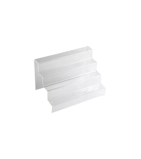 Mini 4 Step Clear Acrylic Display - 12.5cm x 20cm x 12.5cm