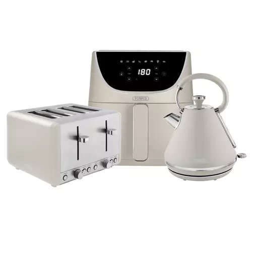 Cavaletto 4 Slice Toaster, Kettle & Air Fryer Set