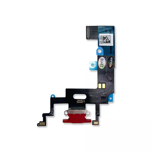 Charging Port Flex Cable (Red) (RECLAIMED) - For iPhone XR