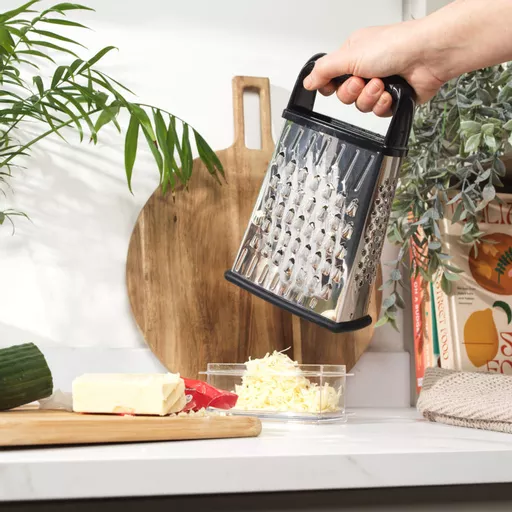 Salter Expert Box Grater with Container