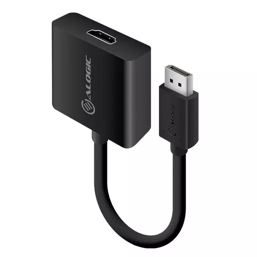 ALOGIC 20cm ACTIVE DisplayPort 1.2 to HDMI Adapter-Male to Female -Supports 4K@60Hz
