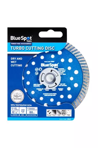 115mm (4 1/2") Turbo Cutting Disc