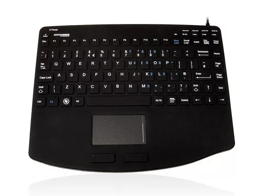 Accuratus AccuMed 540 V2 VESA keyboard Medical USB QWERTY UK International Black