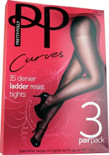 Pretty Polly Curve TIGHTS   Barely Black   Sherry