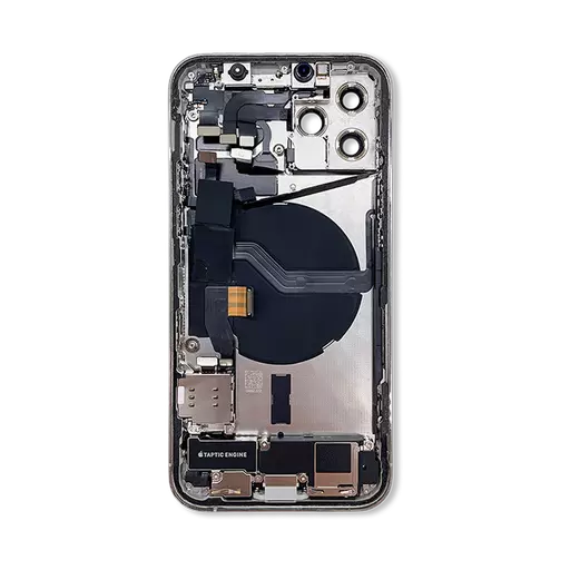 Back Housing With Internal Parts (RECLAIMED) (Grade C) (Silver) (No CE Mark) - For iPhone 12 Pro