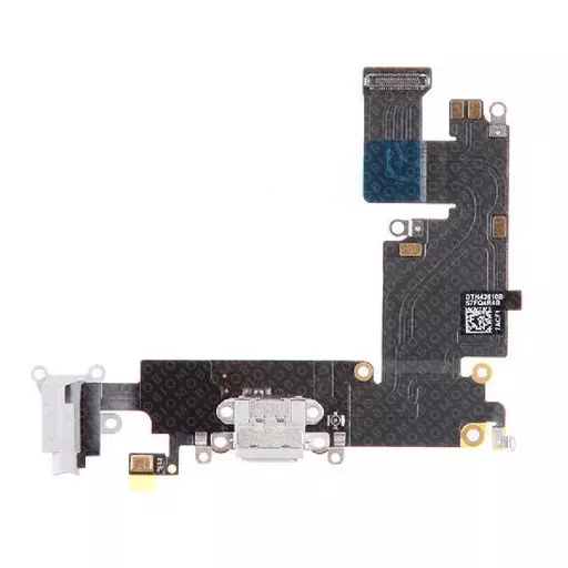 Charging Port Flex Cable (White) (CERTIFIED) - For iPhone 6 Plus