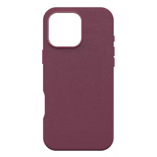 OtterBox Symmetry Series Cactus Leather for MagSafe for iPhone 16 Pro Max, Maroon Bells