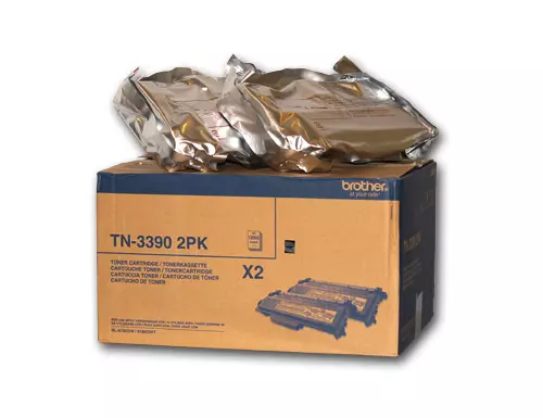 Brother TN-3390TWIN Toner-kit twin pack, 2x12K pages ISO/IEC 19752 Pack=2 for Brother HL-6180