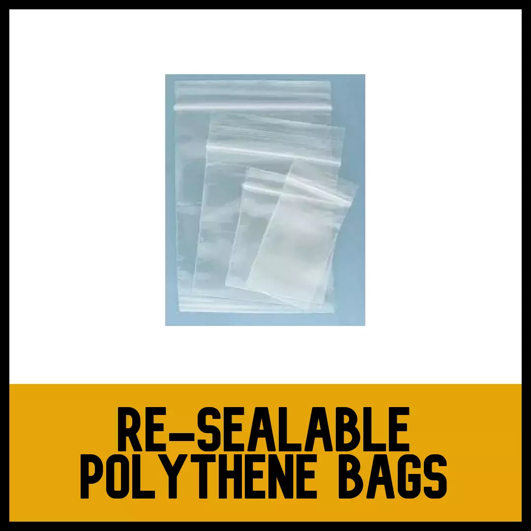 Re-Sealable Polythene Bags