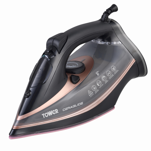 Tower CeraGlide 3100W Ultra Speed Iron Blush pink