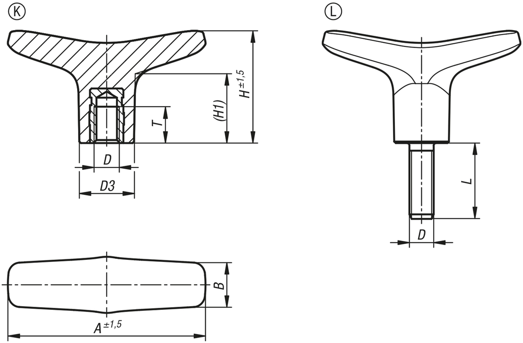 T Grip.