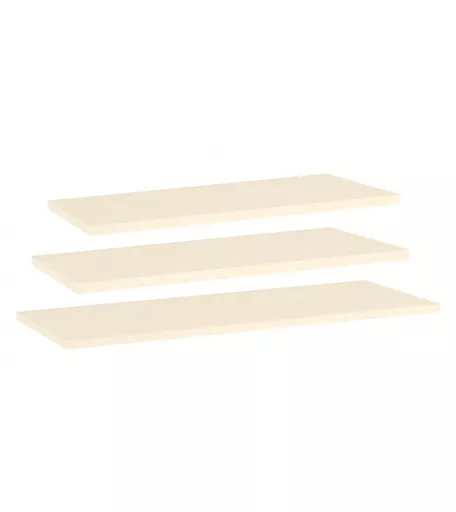 Cream Melamine Shelf - Various Widths Available