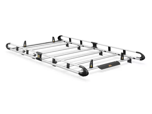 Vauxhall Vivaro 2001-2014 L1, H1 Twin Rear Doors - ULTI Rack+ (Aluminium) - 6 Bar Roof Rack