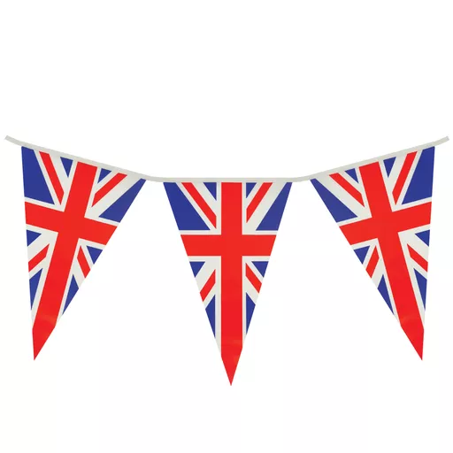 Union Jack Pennant Banner 7m