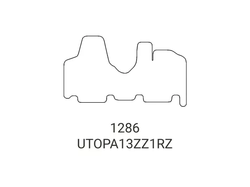 Toyota Proace 2013-2016 Tailored 3mm Rubber Mats