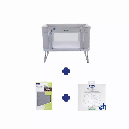 Chicco Next2Me Forever Starter Bundle in Ash Grey