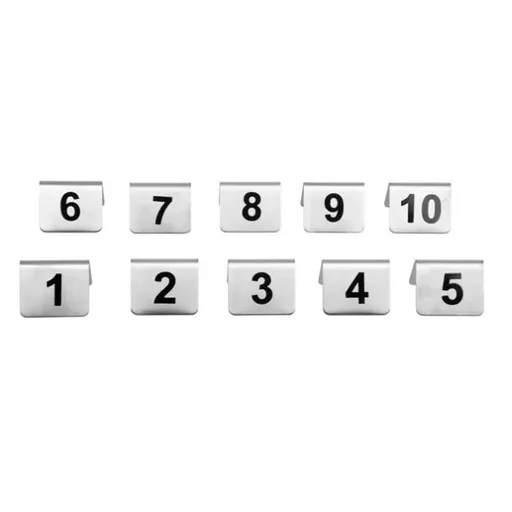1-10 S/S TABLE NUMBERS