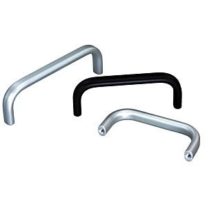 K0202 - Oval Bow Handles In Aluminium Length 63-258mm