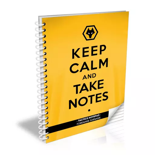 Wolves Keep Calm Notebook
