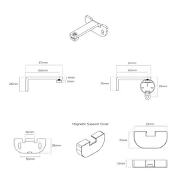 28mm Styleline 60mm Premier Extn Centre Arm Support and Cover Line Drawing.jpg