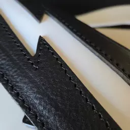 GS77 black white lightning guitar strap Pinegrove 102451p.jpg