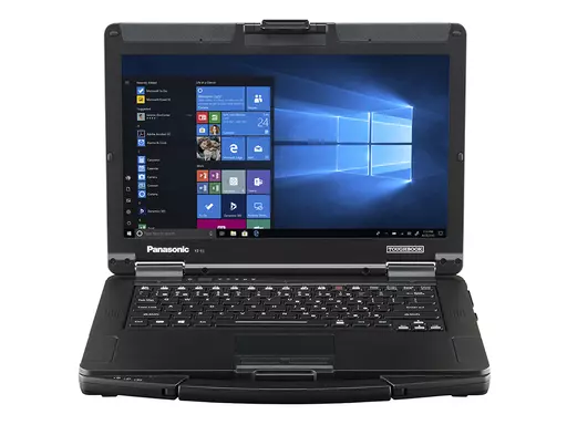 Panasonic Toughbook 55 HD DDR4-SDRAM Notebook 35.6 cm (14") 1366 x 768 pixels 8th gen Intel® Core™ i5 8 GB 256 GB SSD Wi-Fi 5 (802.11ac) Windows 10 Pro Black, Silver