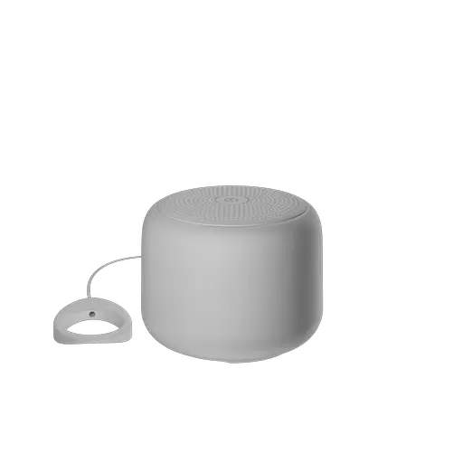 Devia - 5W Mini Lanyard Waterproof IPX7 Bluetooth Wireless Speaker - Grey