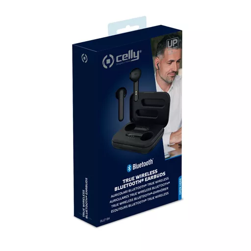 Celly Buz 1 Headset Wireless In-ear Calls/Music Micro-USB Bluetooth Black