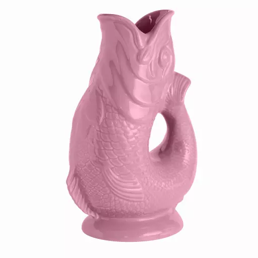 The Wade Fish Jug in Pink 1.2 Litre