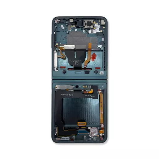 Inner OLED Screen Assembly (Service Pack) (Green) (No Camera) - Galaxy Z Flip-3 5G (2021) (F711)