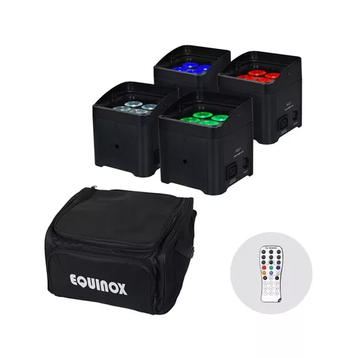 Equinox Colour Raider Lithium Battery Uplighter Pack
