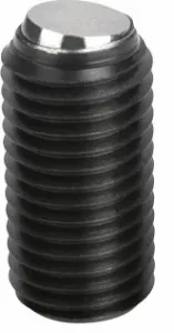 K0383 Ball-End Thrust Screws Without Head With Flattened Ball & Rotation Lock Form BV