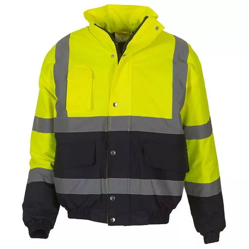 Yoko Hi-Vis Two Tone Bomber Jacket