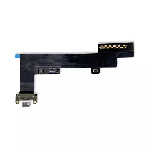 Charging Port Flex Cable (Space Grey) (CERTIFIED) - For iPad Air 4 (4G)