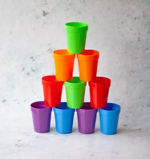 Rainbow Tumblers (Pk 10)