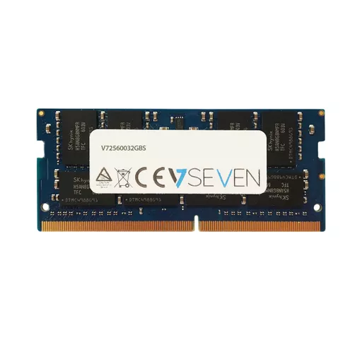 V7 V72560032GBS memory module 32 GB 1 x 32 GB DDR4 3200 MHz