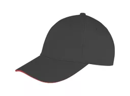 Memphis Brushed Cotton Low Profile Sandwich Peak Cap