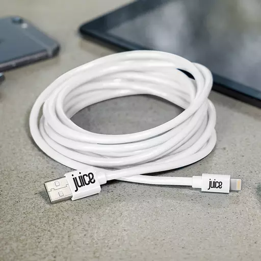 Juice JUI-CABLE-LIGHT-3M-RND-WHT lightning cable White