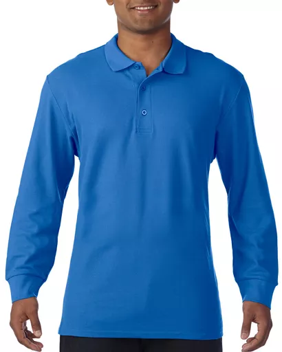 Premium Cotton® Adult Long Sleeve Double PiquÈ Polo