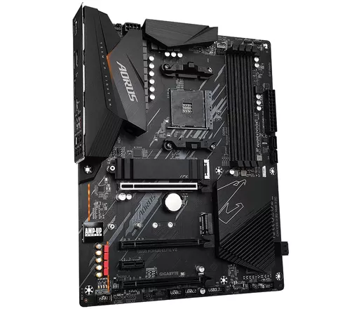 GIGABYTE B550 AORUS ELITE V2 Motherboard - AMD Ryzen 5000 CPUs, 12+2 Phases VRM, up to 4733MHz DDR4, 1xPCIe 4.0 + 1xPCIe 3.0 M.2, 2.5GbE LAN, USB 3.2 Gen 2